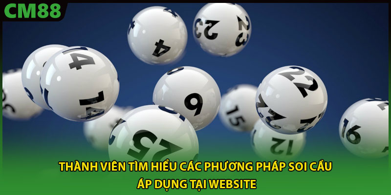 Thành viên tìm hiểu các phương pháp soi cầu áp dụng tại website